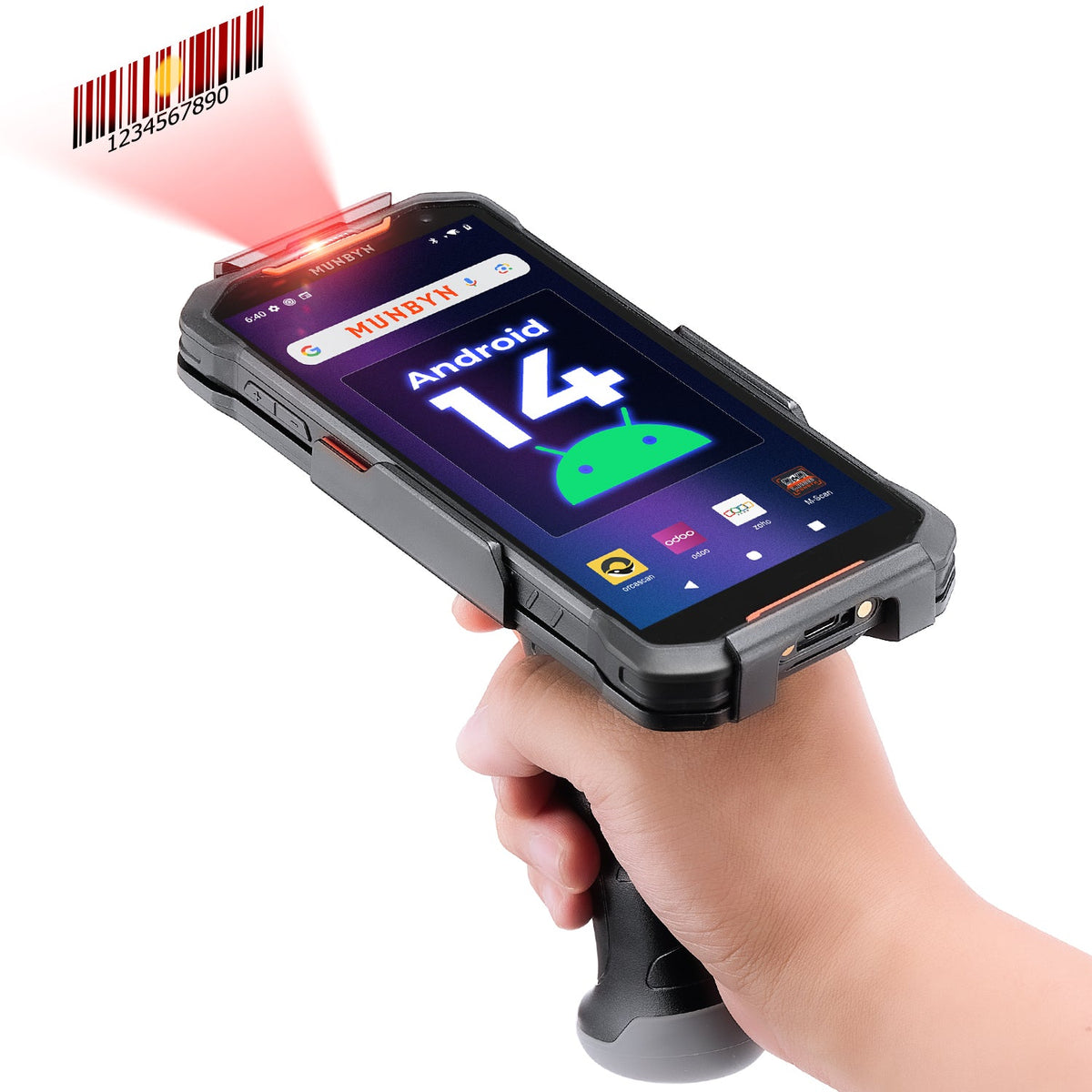 MUNBYN AceScan AS01P Android 14 Barcode Scanner
