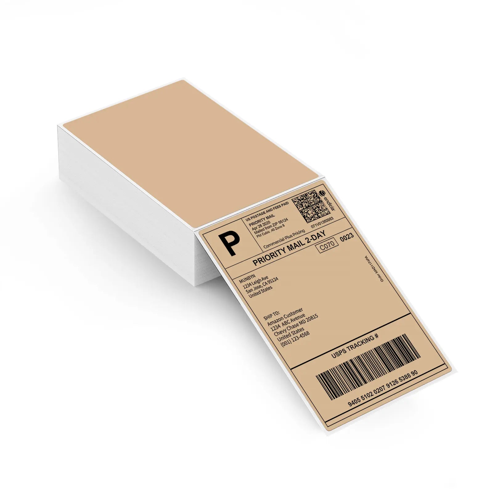 MUNBYN 4x6 Fanfold Thermal Labels