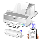 MUNBYN RealWriter 405B Replaceable Print-Head Bluetooth Thermal Printer with Label Holder