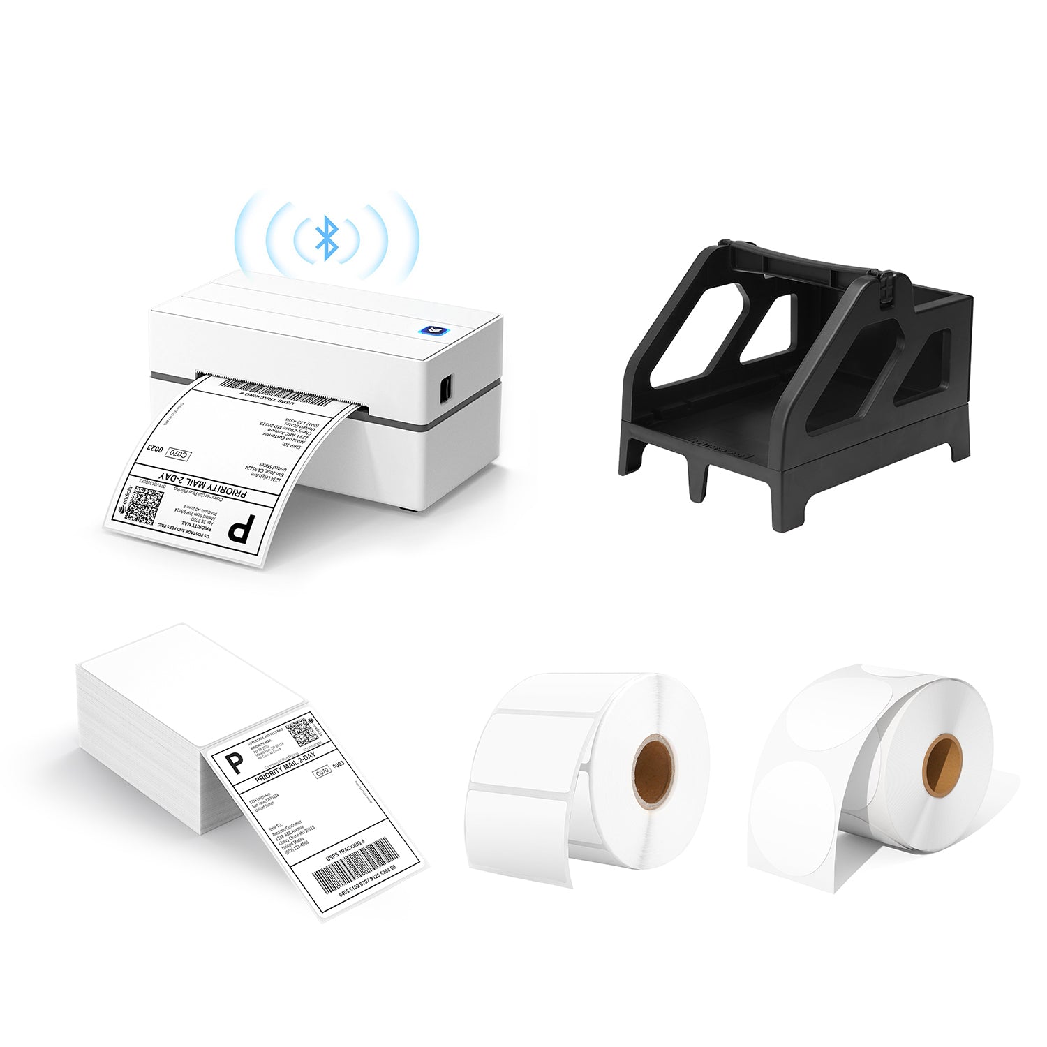 MUNBYN 130B Bluetooth Thermal Printer Kits