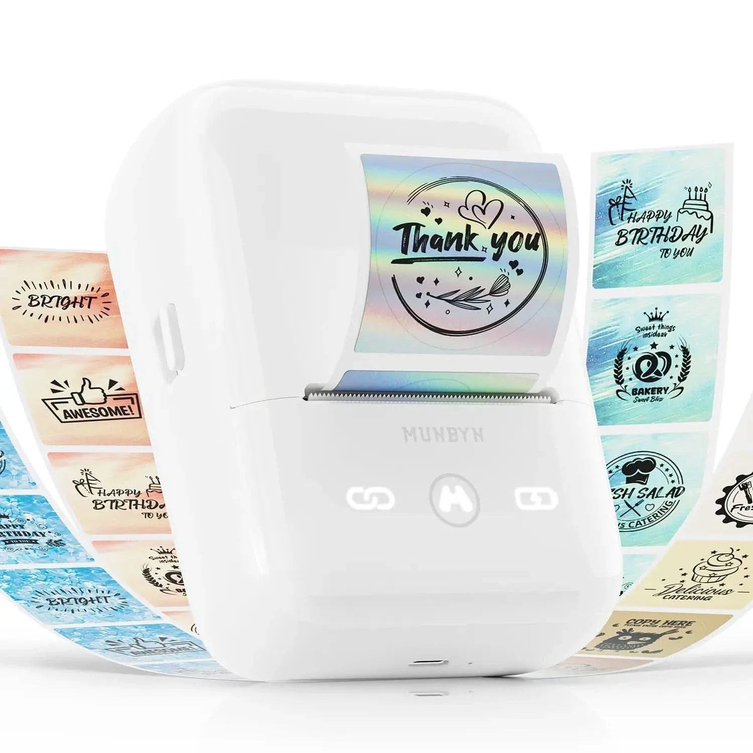 MUNBYN FM226 2in Bluetooth Portable Label Maker