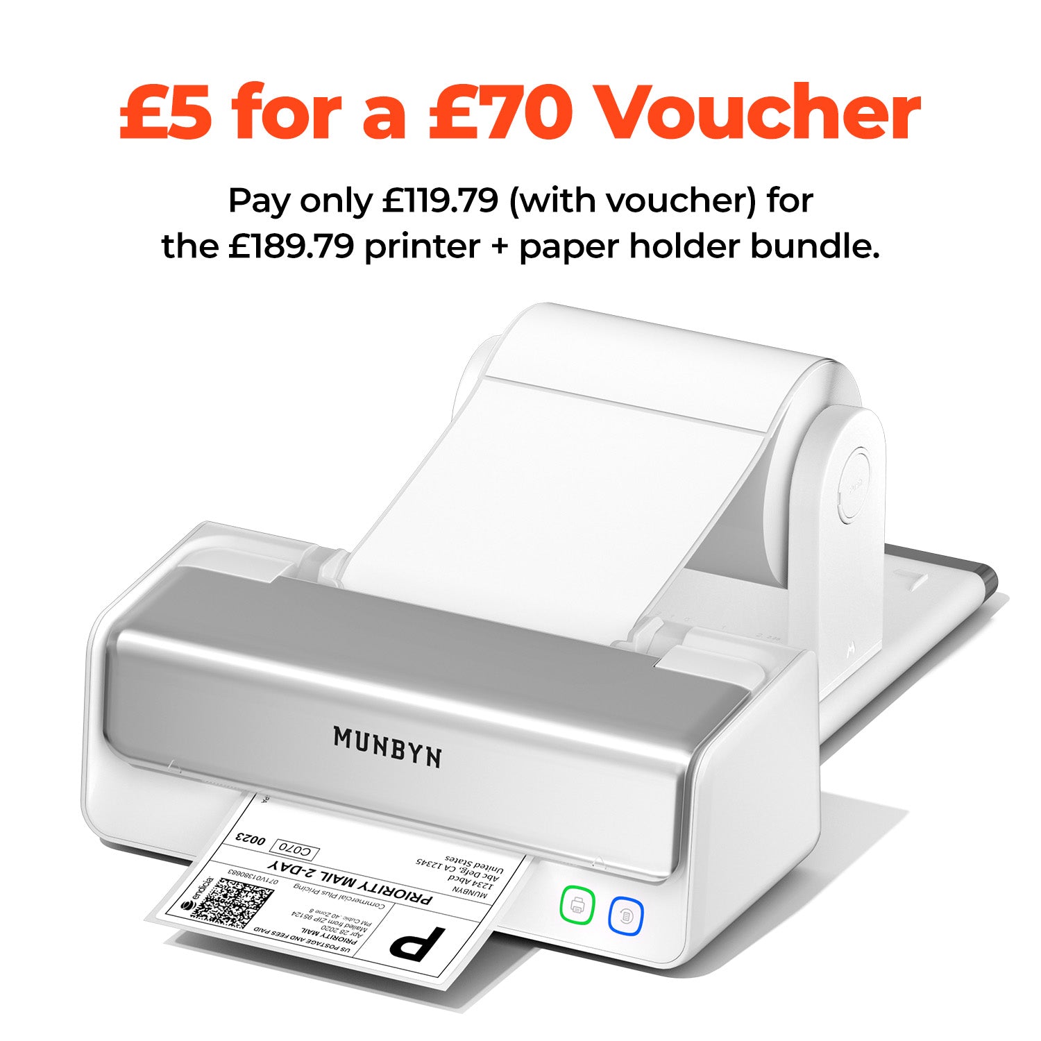 £70 Off Voucher for World’s #1 Replaceable Print-Head Printer RW405B - For Just £5