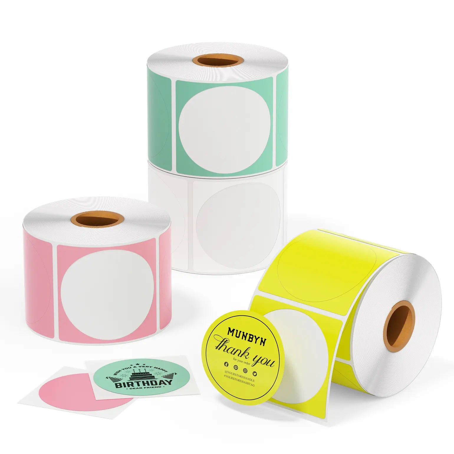 2" Circle Color Labels