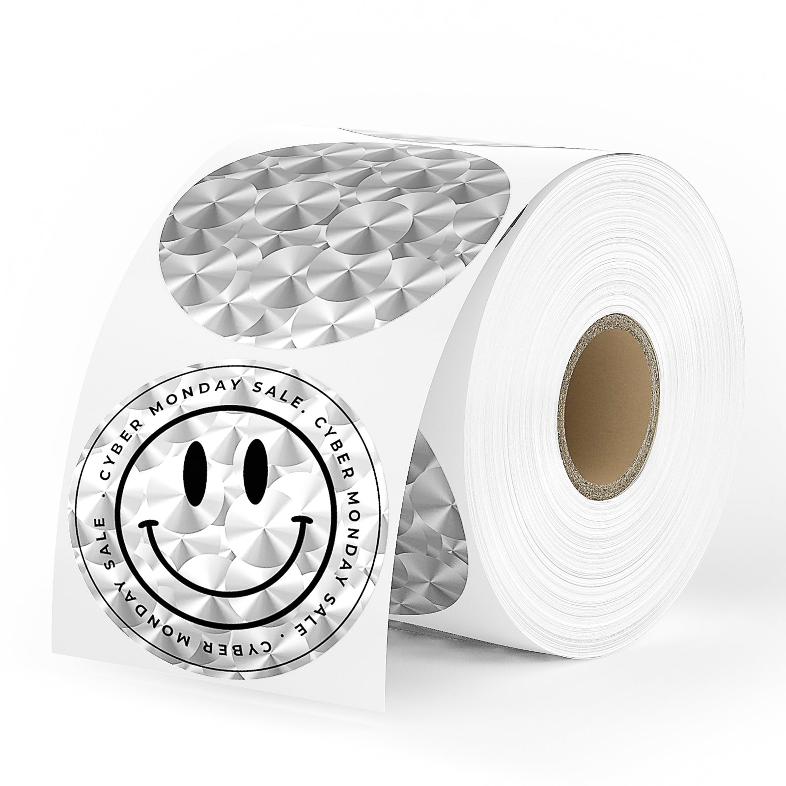 MUNBYN 2x2" 3D Holographic Thermal Sticker Labels, 150 Labels/Roll