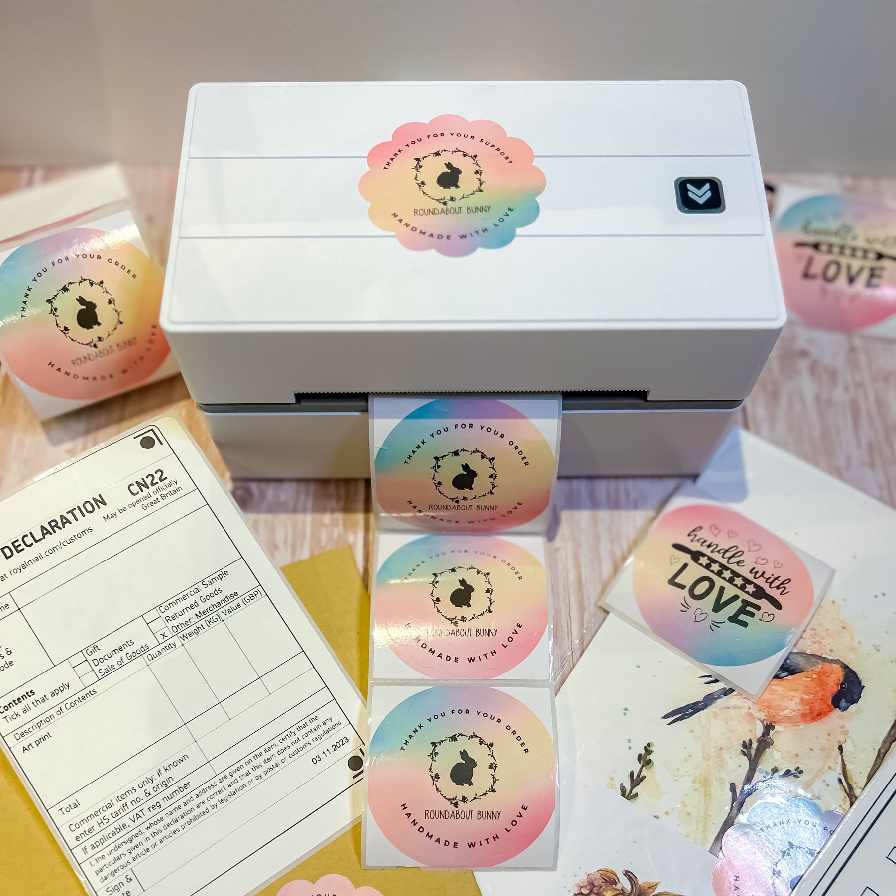 MUNBYN 130B Bluetooth Thermal Printer Kits