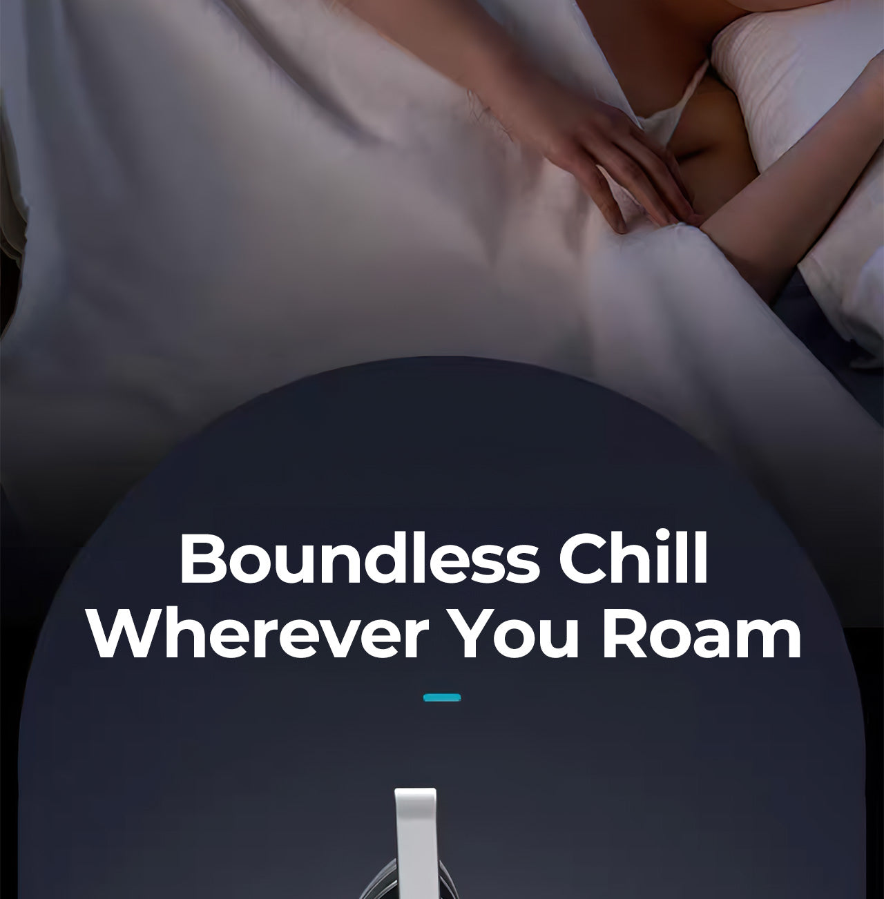 MUNBYN Mini Desk Fan mit 2000mAh battery for 20H Cooling