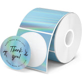 MUNBYN 2" Circle Holographic Sticker Thermal Labels, 400 labels/Roll