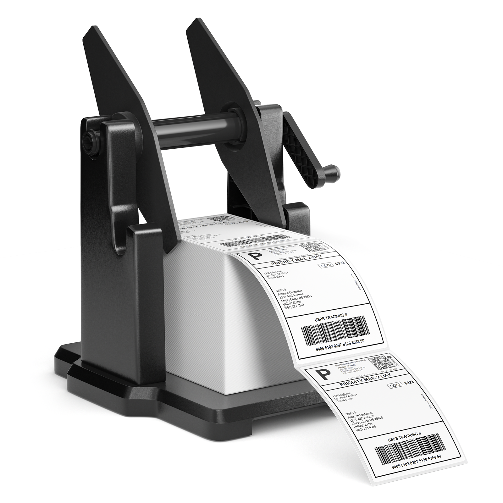 MUNBYN Roll and Fan-Fold 2 in 1 Label Holder