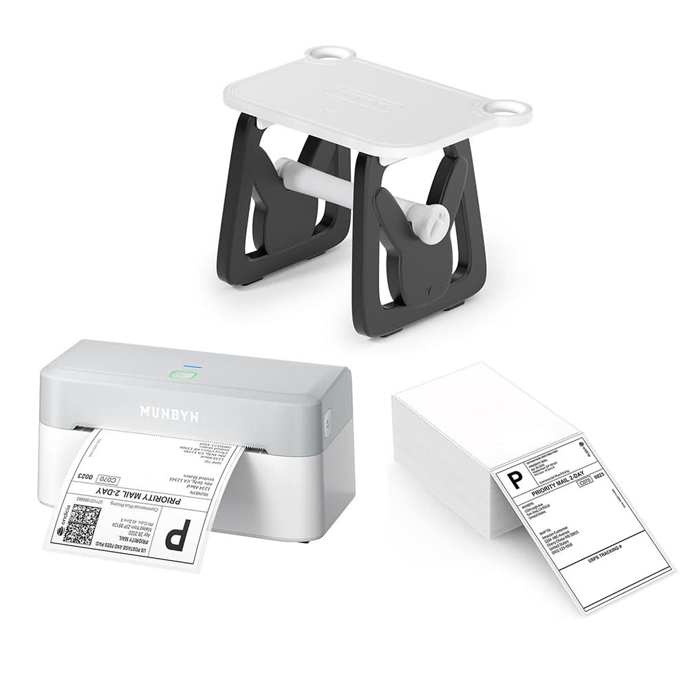 MUNBYN RealWriter 403B Bluetooth Thermal Label Printer Kits