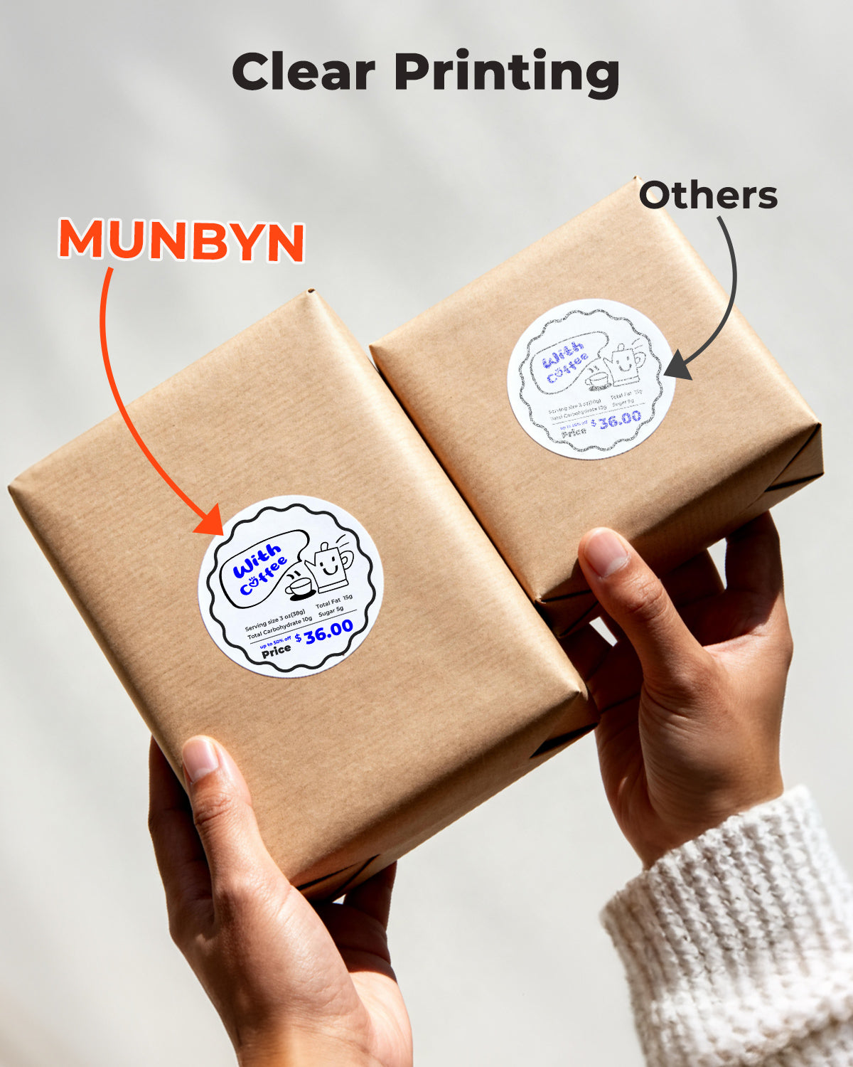 2" Dual Color Labels