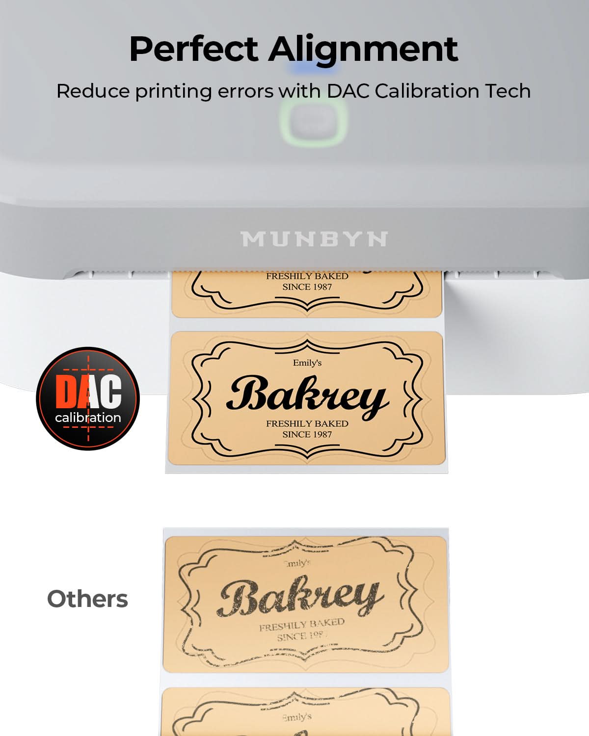 MUNBYN RealWriter 403B Bluetooth Thermal Label Printer Kits