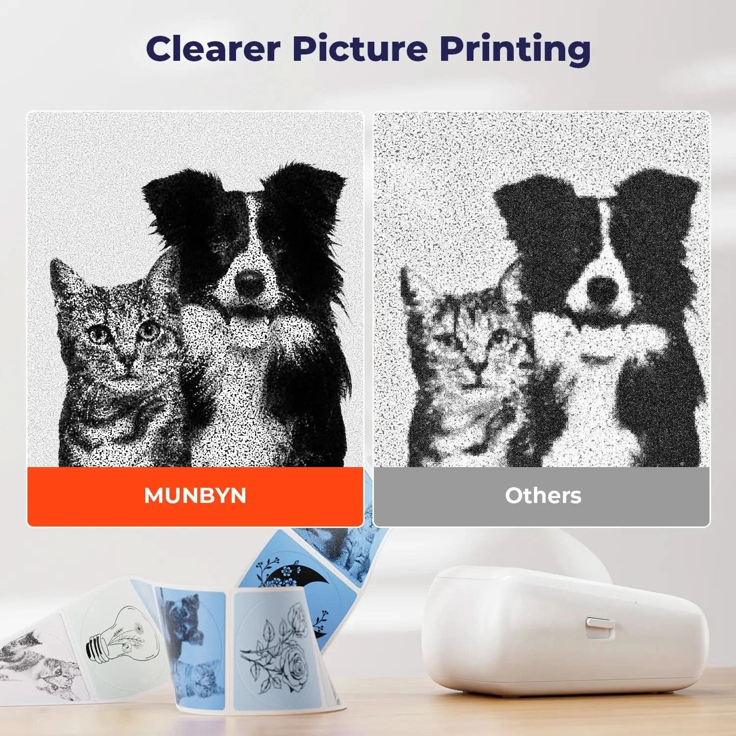 MUNBYN FM226 2in Bluetooth Portable Label Maker