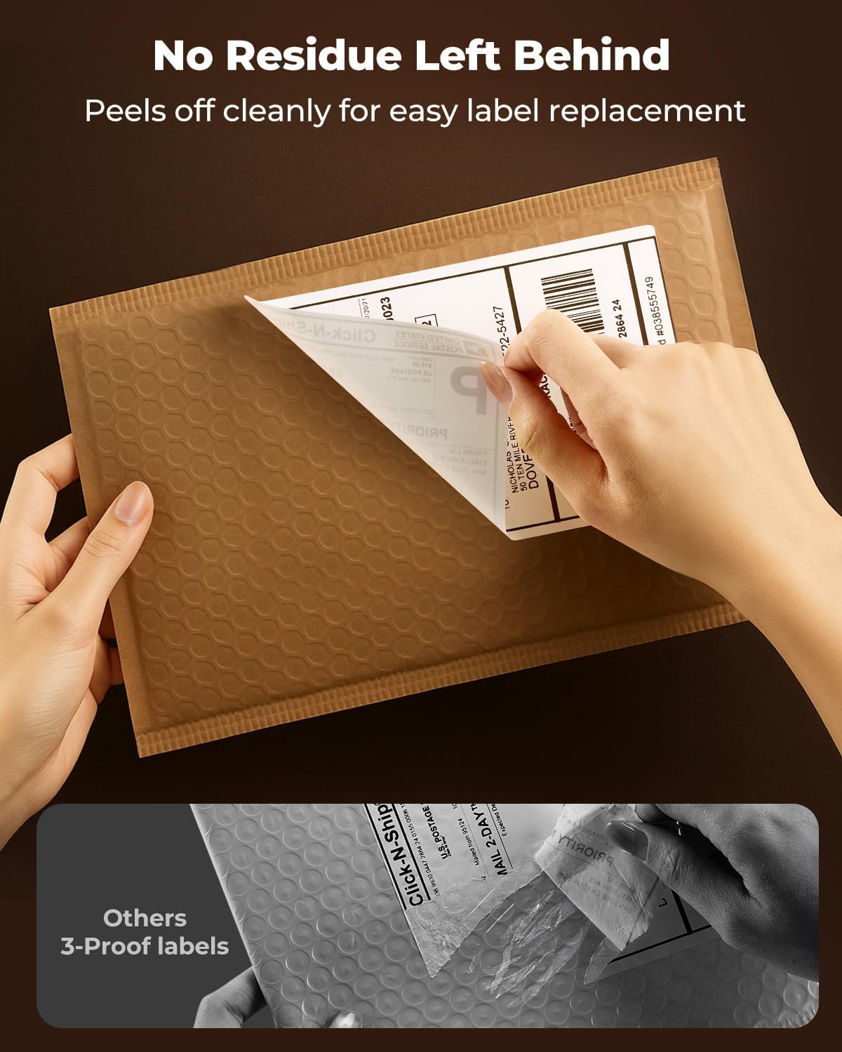 MUNBYN 4x6 Direct Thermal Shipping Labels for Ecommerce Orders