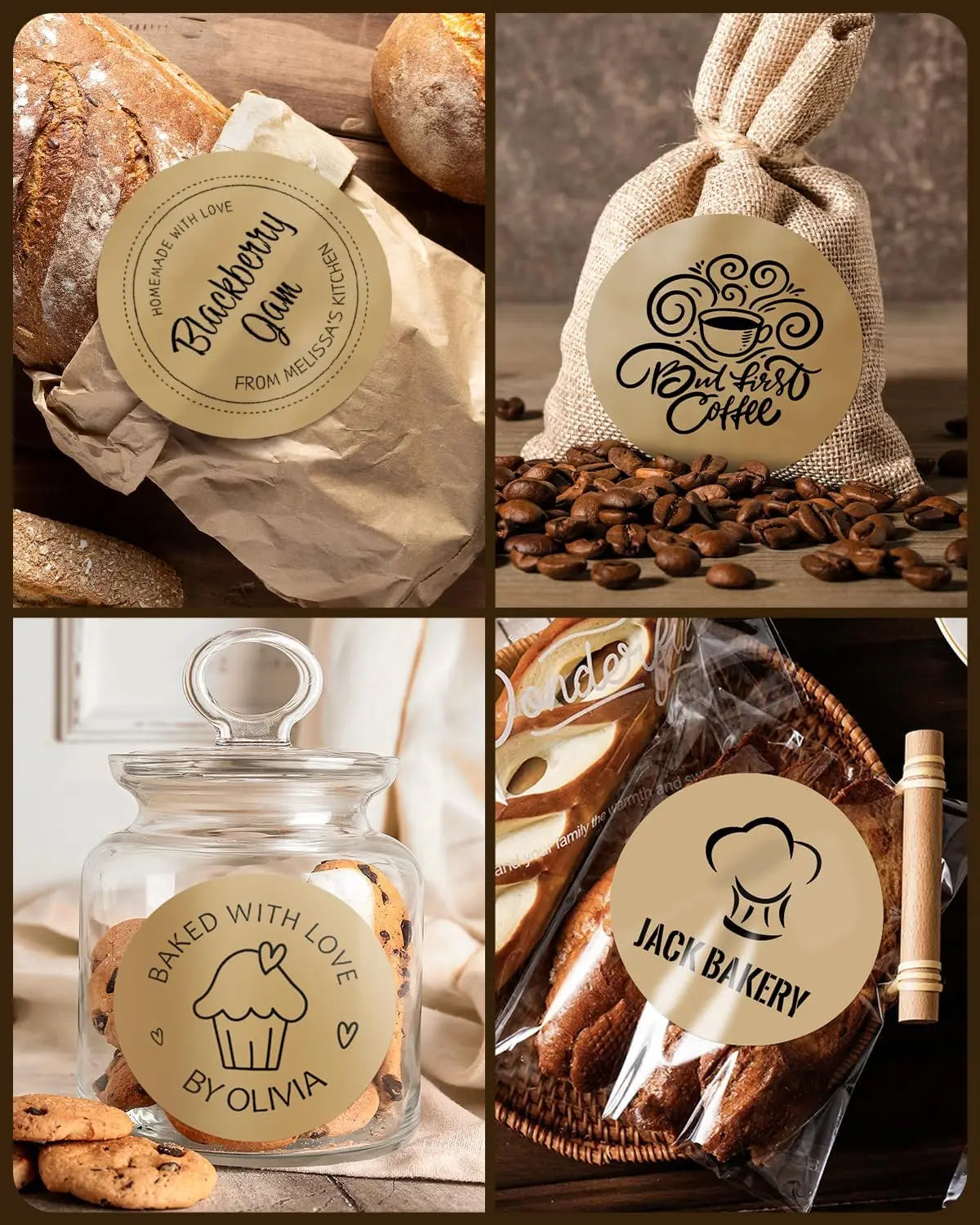 3" Circle Labels
