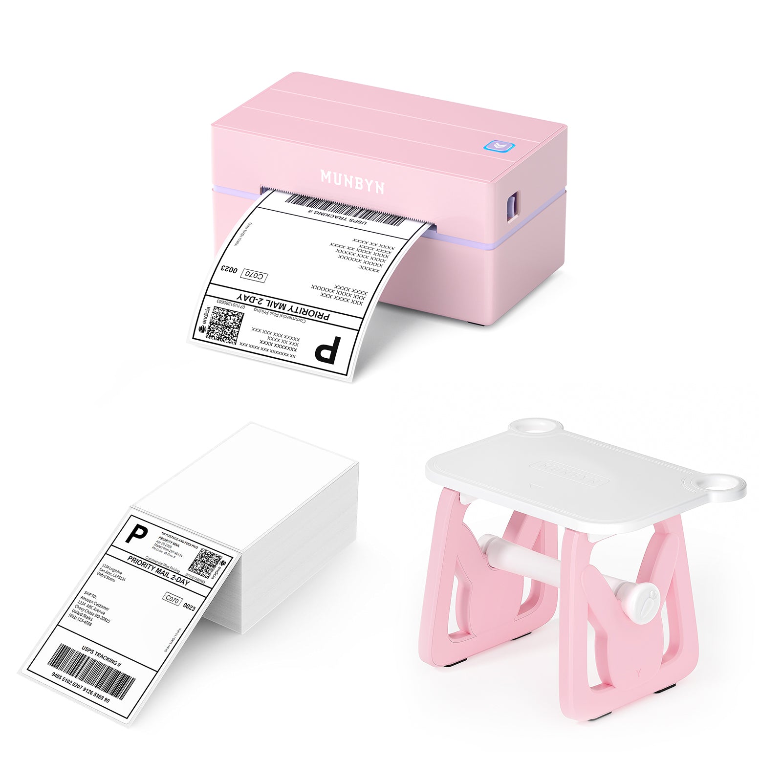 MUNBYN RealWriter 130B Bluetooth Thermal Printer Kits