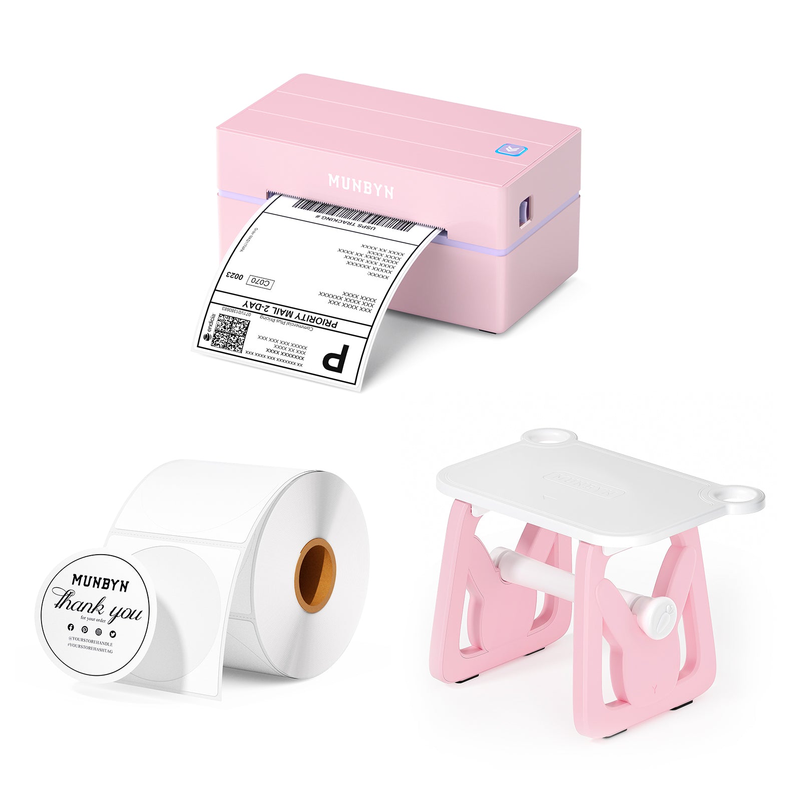 MUNBYN RealWriter 130B Bluetooth Thermal Printer Kits