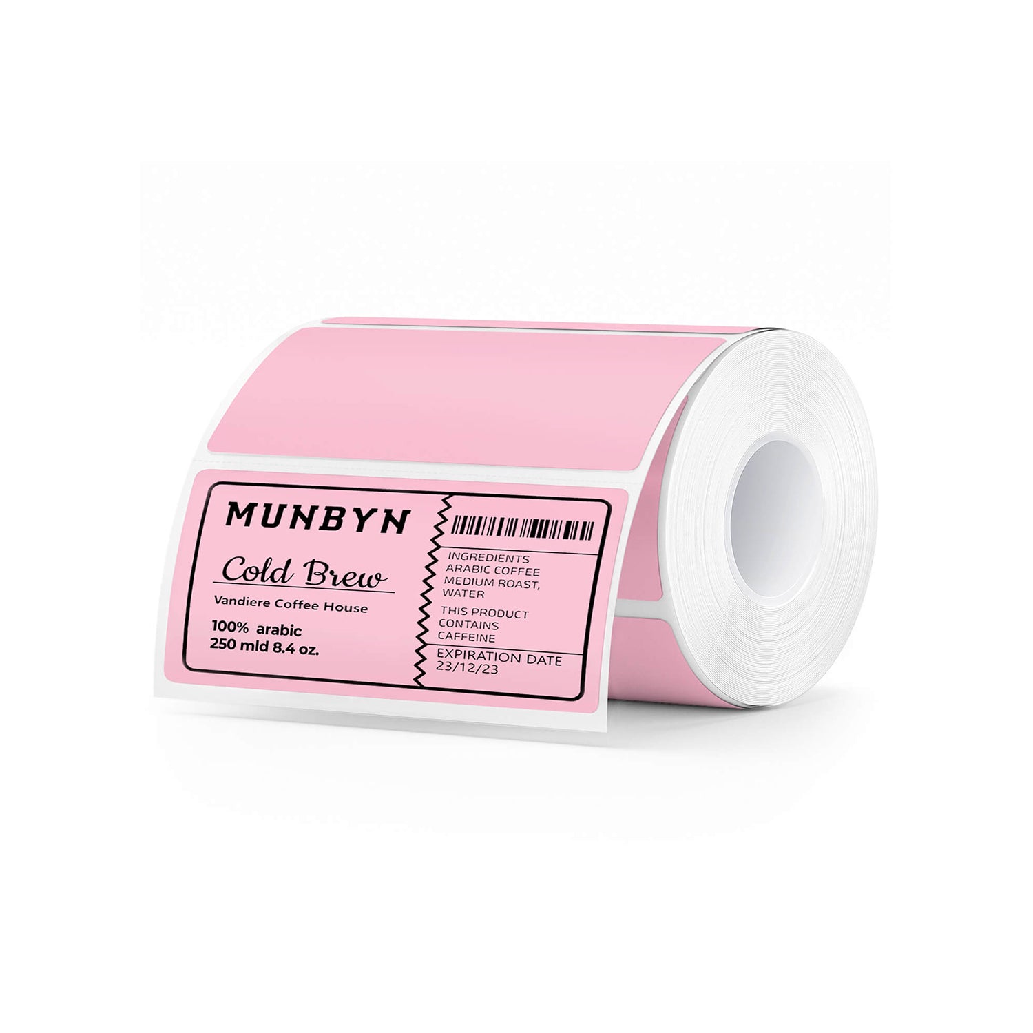 Pink Rectangle Labels