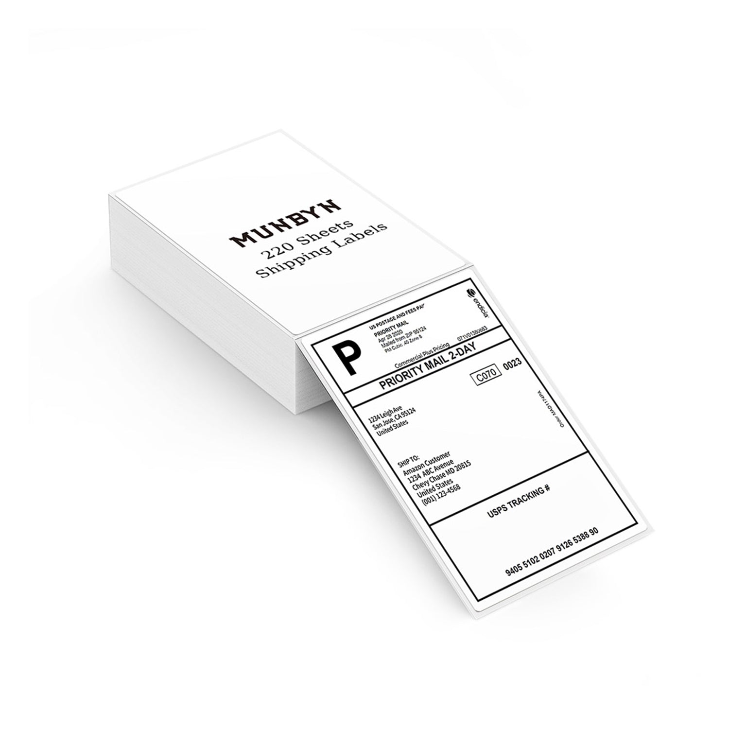 MUNBYN 4x6 Direct Thermal Shipping Labels for Ecommerce Orders