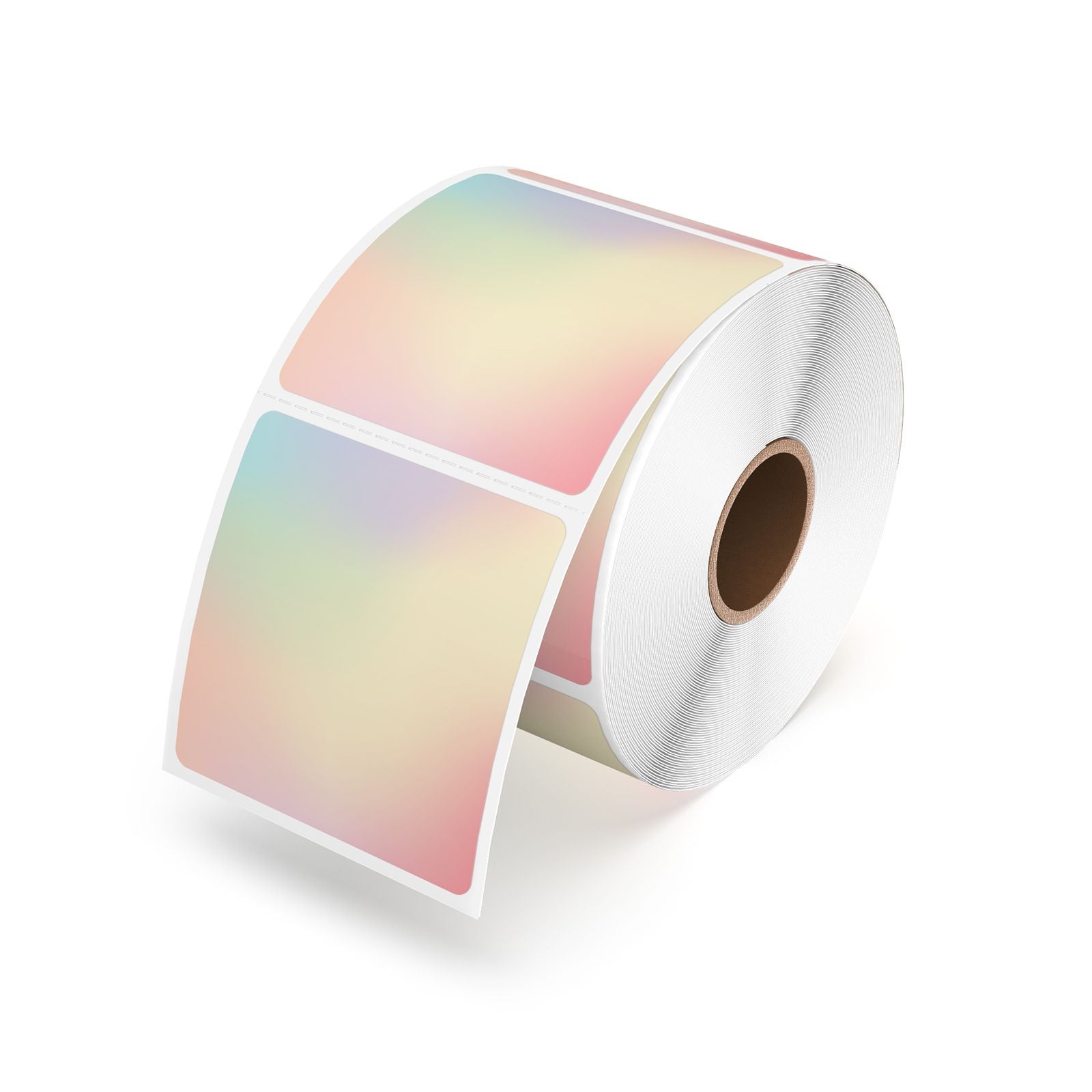 MUNBYN customizable 50mm direct thermal square sticker labels can be printed at home.