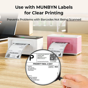 MUNBYN P941B thermal printer can print a wide range of labels, including barcode labels, shipping labels, product labels, and more.