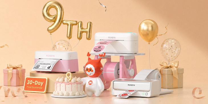 9 Years of Innovation: Why Small Businesses Trust MUNBYN Label Printers