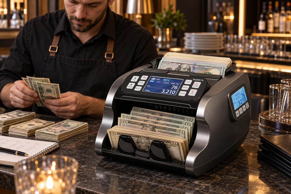 Close the till with fewer recounts.