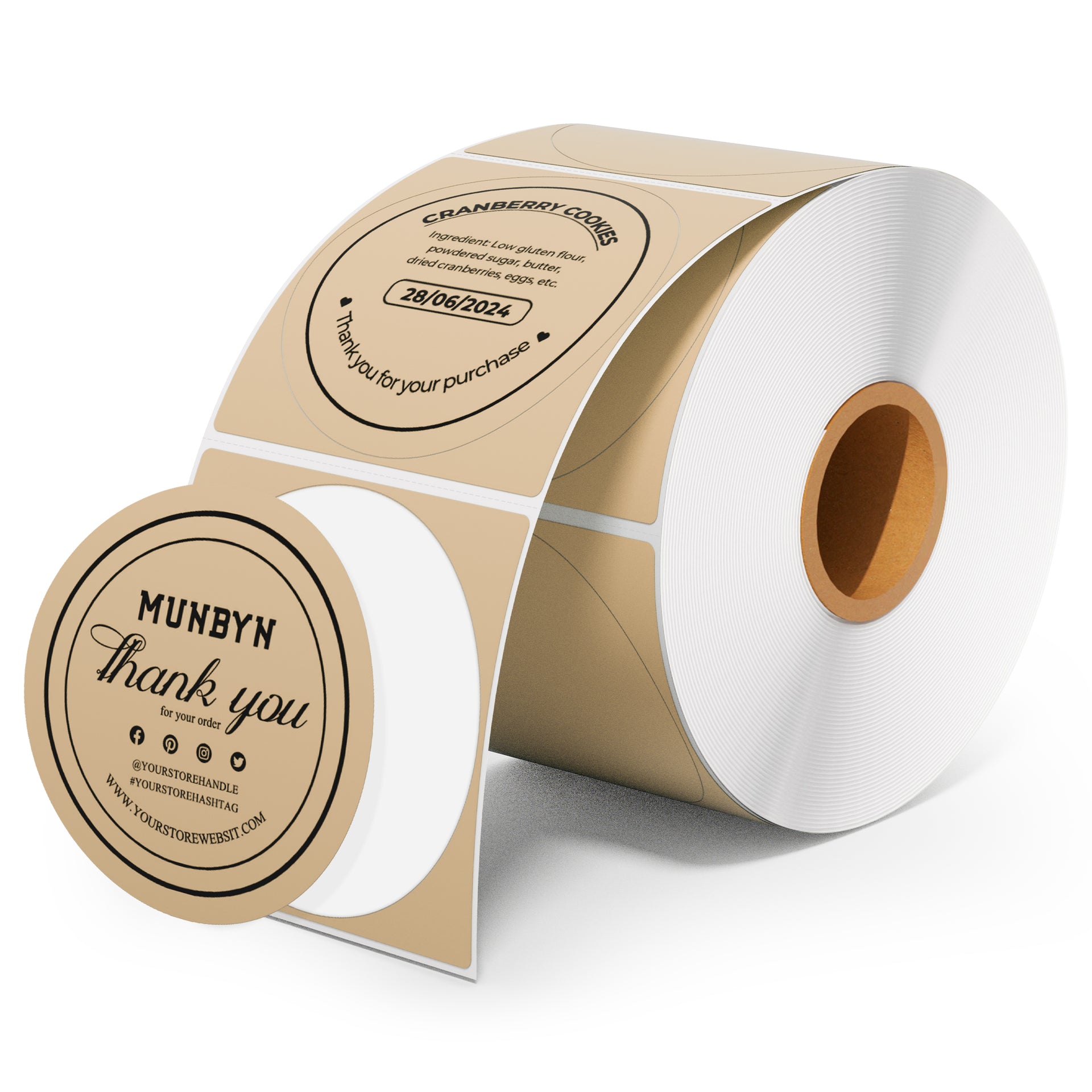 Thermal Labels Product Logo Multi Purpose Use