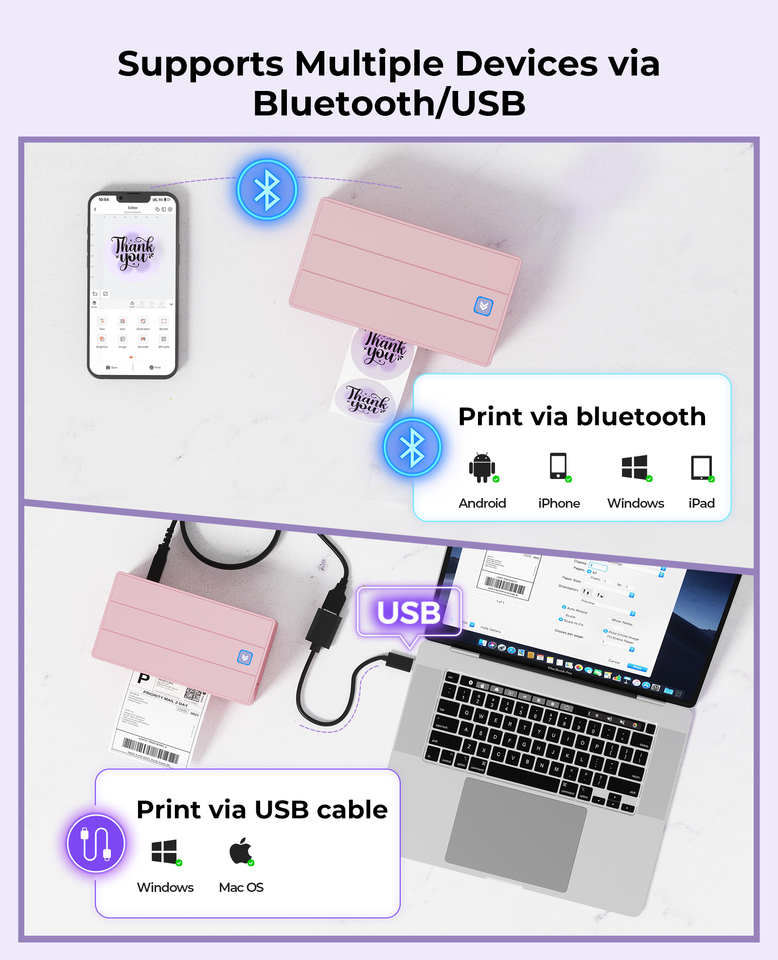 RealWriter 130B Thermal Printer