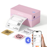 MUNBYN RW130B Bluetooth Thermal Label Printer for Starter Shipping and Basic Labels