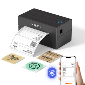 MUNBYN RealWriter 130B Bluetooth Thermal Label Printer