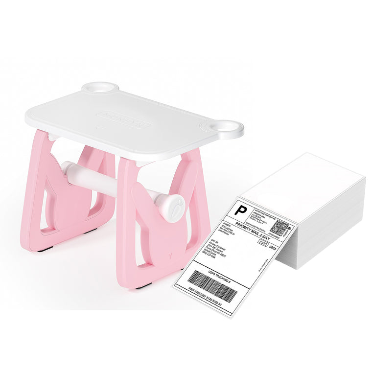 MUNBYN ILH02 3-in-1 Label Holder for Printer and Roll Storage