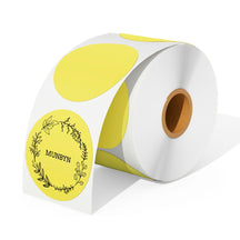 MUNBYN 2" Circle Thermal Sticker Labels | 750 Labels Per Roll