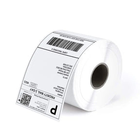 MUNBYN 4x6 Direct Fan-fold Thermal Shipping Labels (Upgraded)