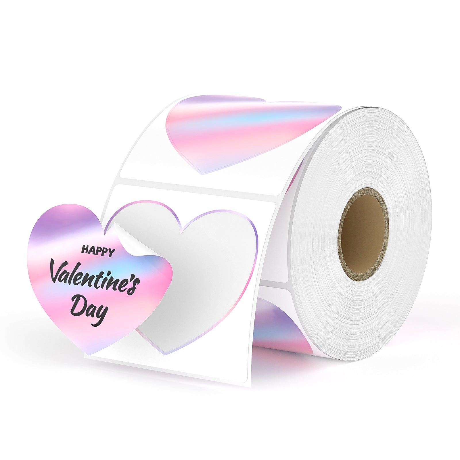 MUNBYN heart-shaped thermal labels boast a gradient design that effortlessly captures attention.