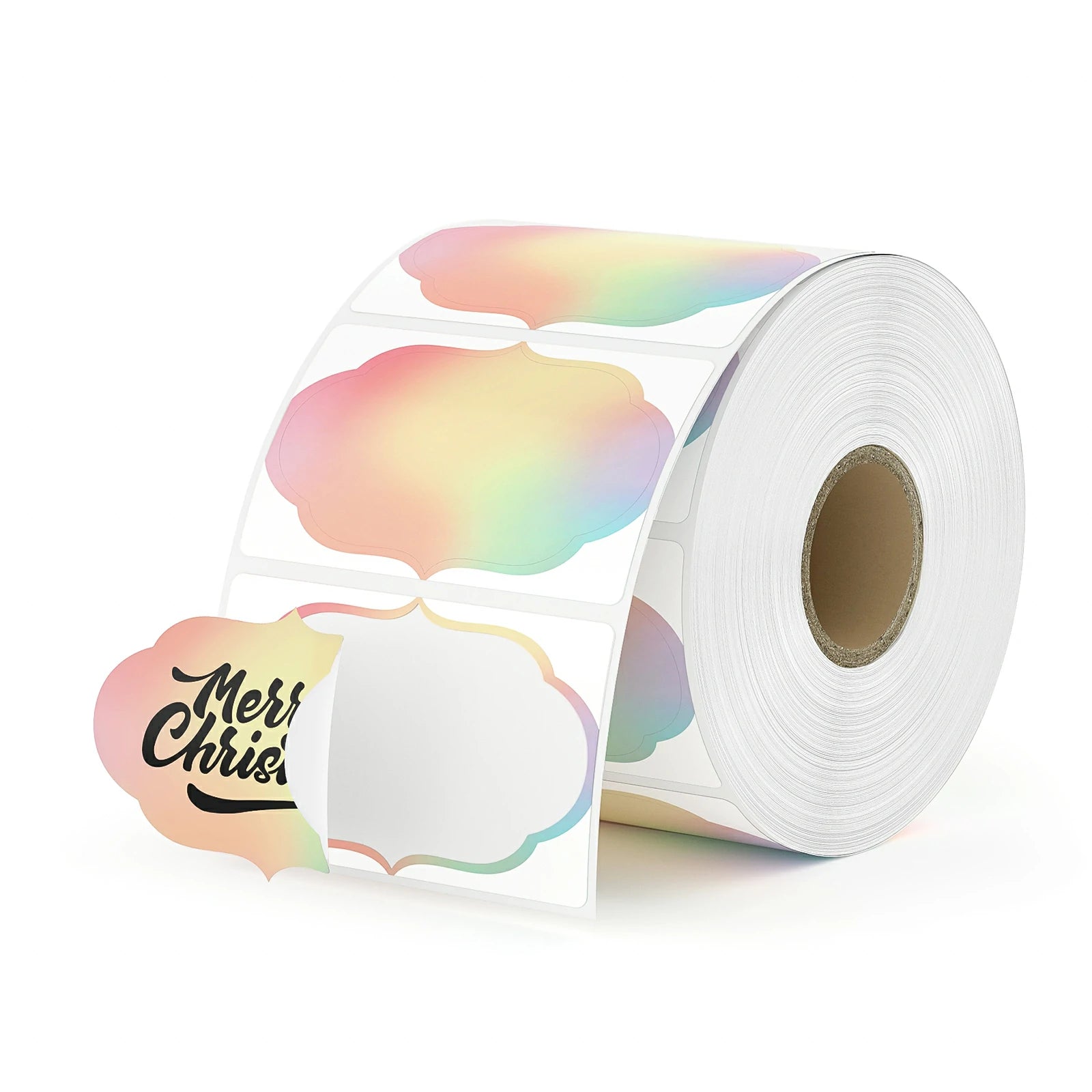 MUNBYN provides rainbow-colour fancy rectangle thermal labels.