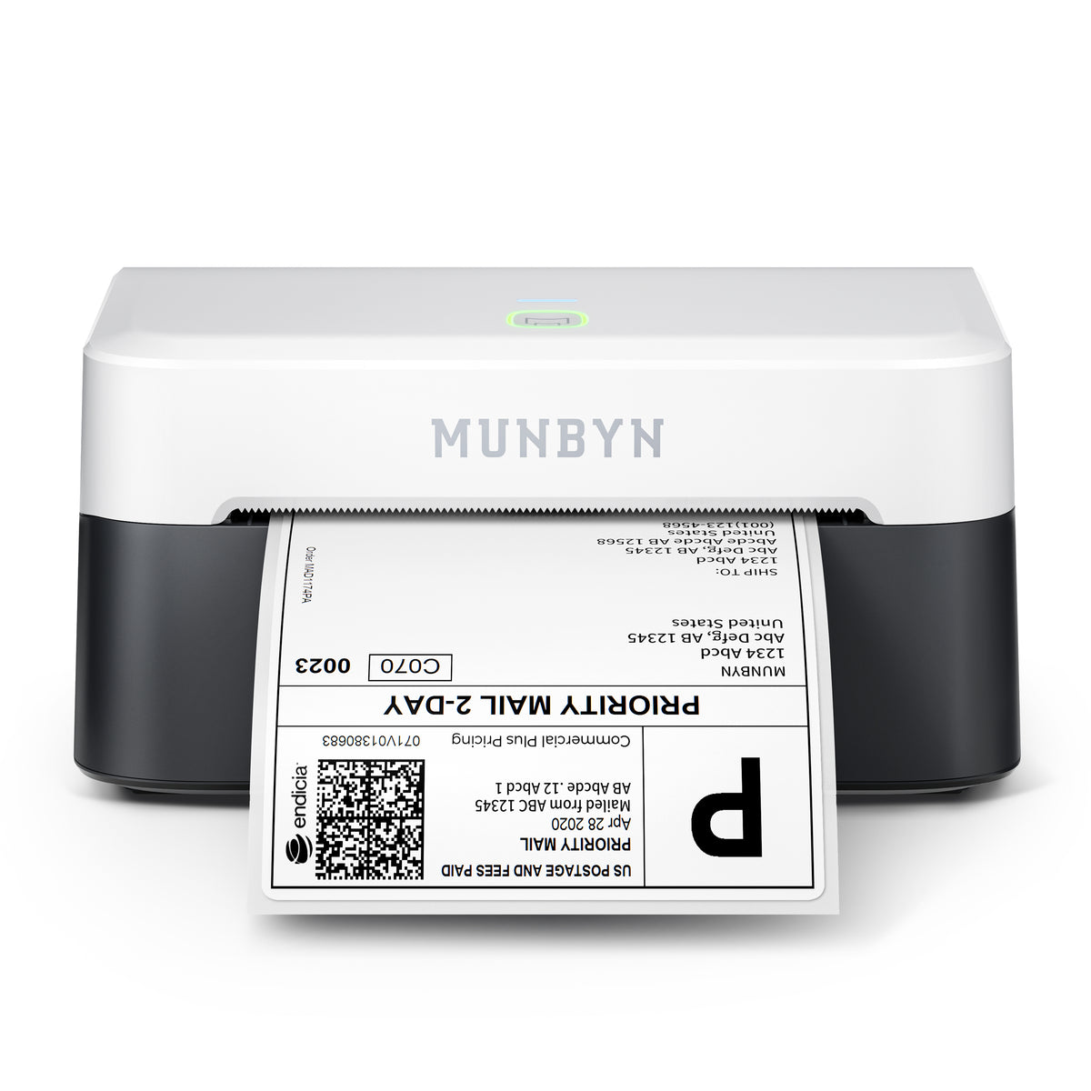 MUNBYN RealWriter 403B Bluetooth Thermal Label Printer [Panda]