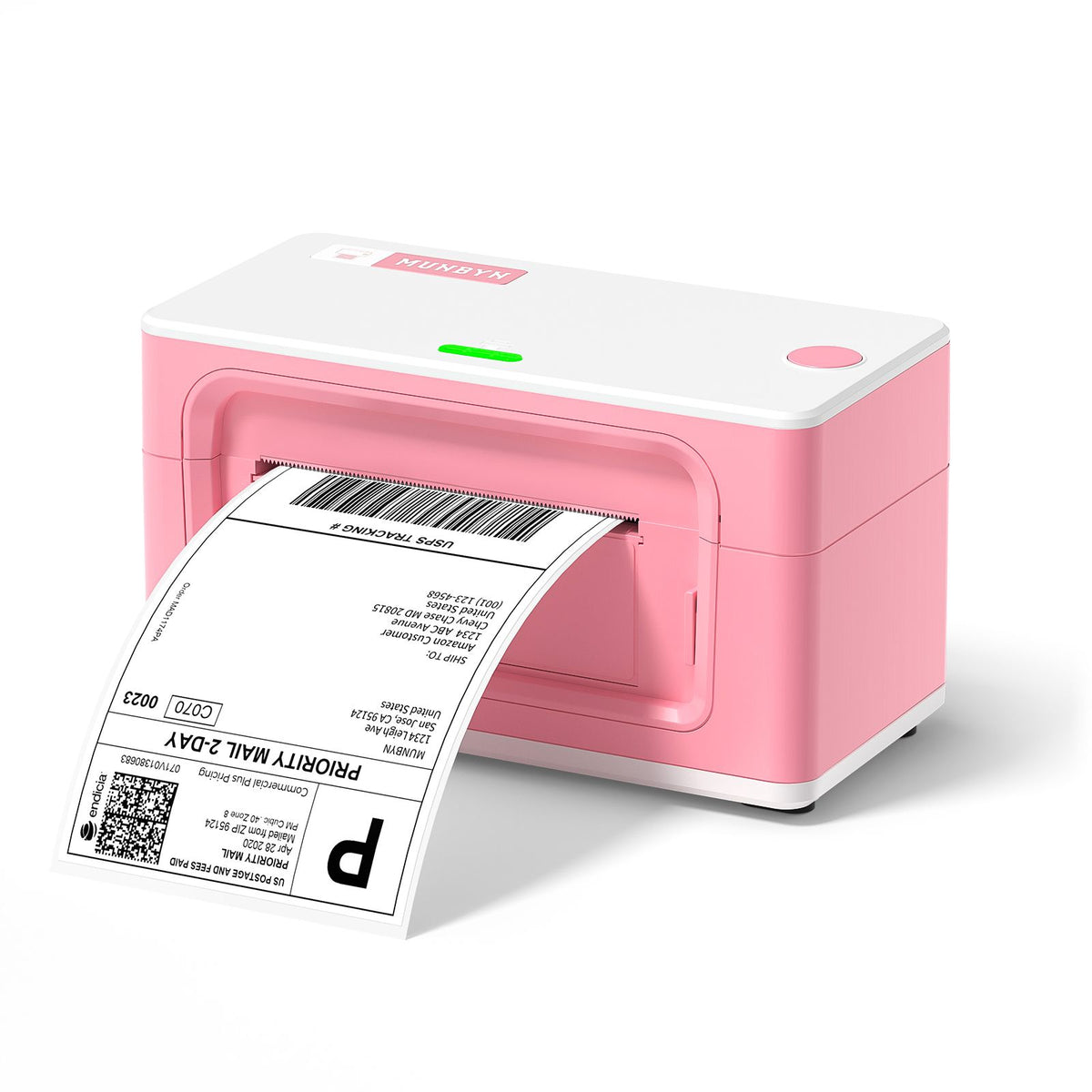 MUNBYN 941 USB thermal label printer is cute and stylish.