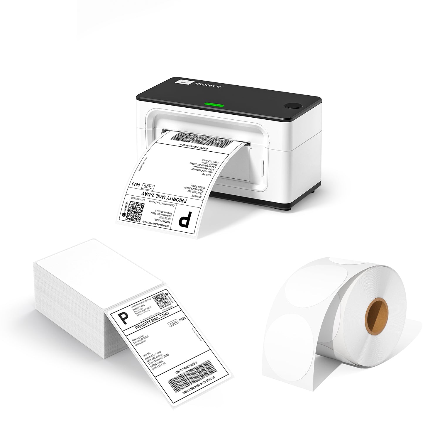 MUNBYN RealWriter 941 AirPrint Thermal Label Printer Kit