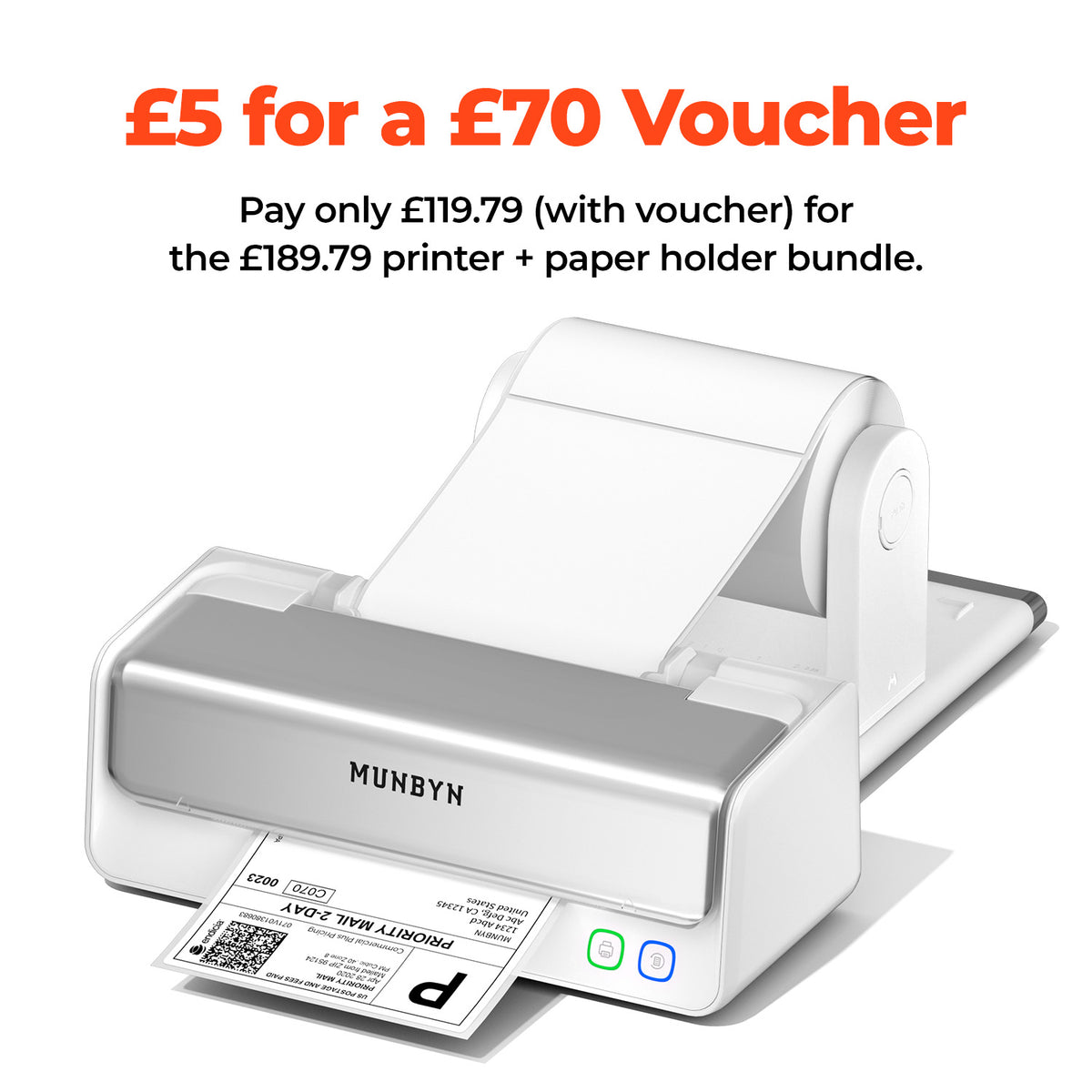 ￡70 Off Voucher for World’s #1 Replaceable Print-Head Printer RW405B - For Just ￡5