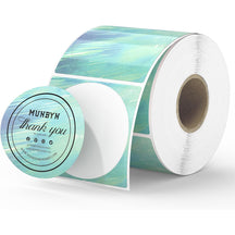 MUNBYN Aurora Color Thermal Sticker Labels