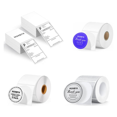 MUNBYN Premium Business Label Kit for Versatile Packaging