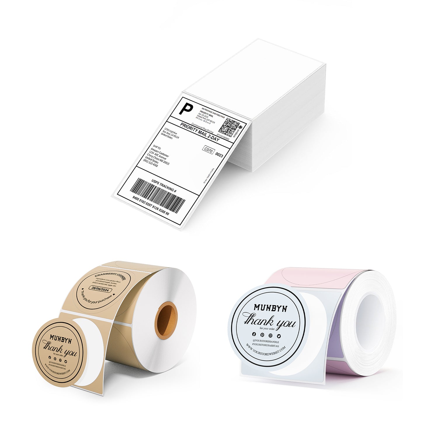 Handmade Branding Label Kit Custom Packaging
