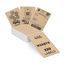 MUNBYN 4x6 Thermal Labels Fanfold for Label Printer
