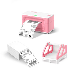 MUNBYN RealWriter 941 AirPrint Thermal Label Printer Pink Kit