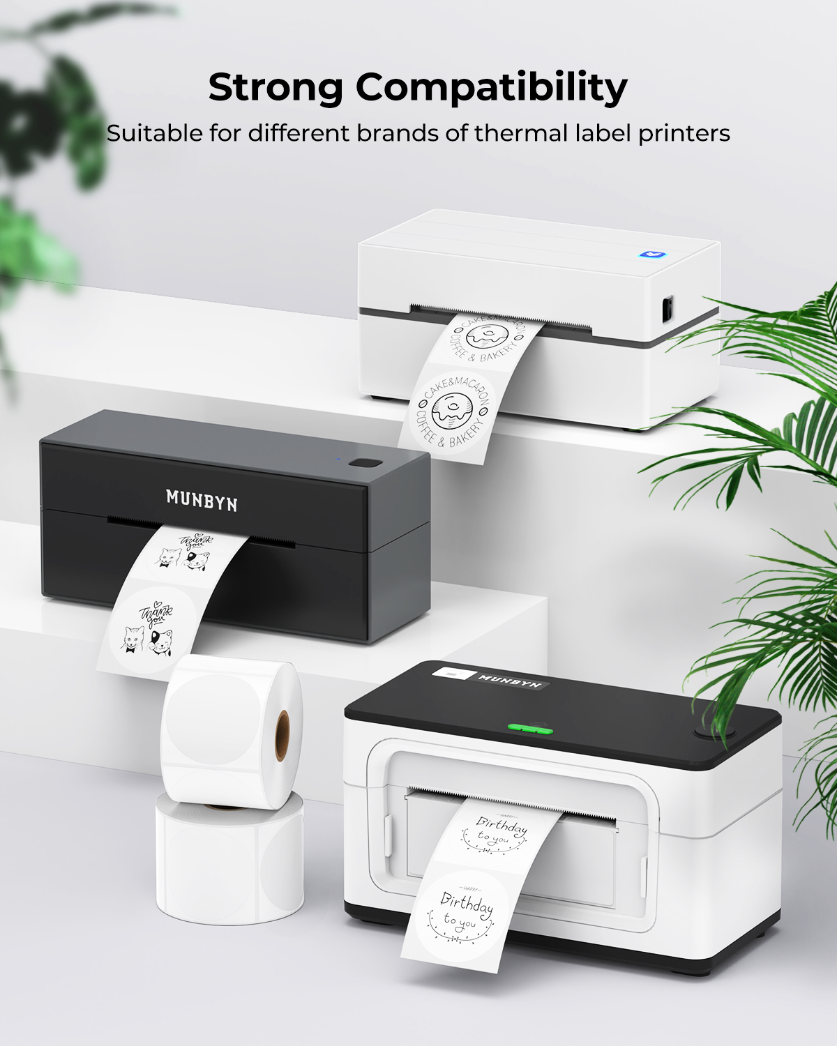 2" Circle Labels Mix Pack