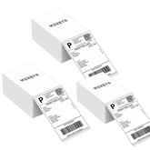 MUNBYN 4x6 Direct Fan-fold Thermal Shipping Labels kits