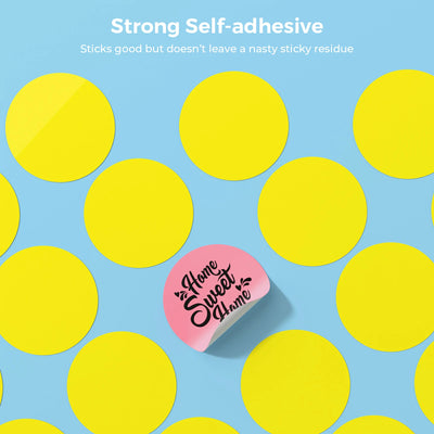 With their water and oil resistance, MUNBYN 2" coloured circle thermal labels are ideal for labeling products that will be exposed to moisture.