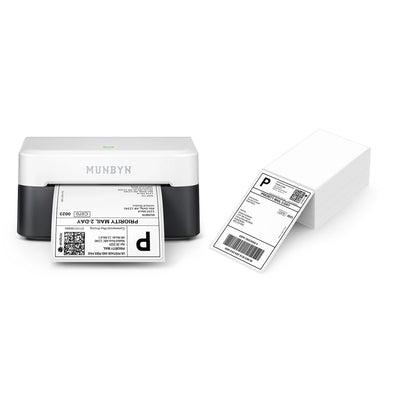 MUNBYN RW403B label printer with shipping labels