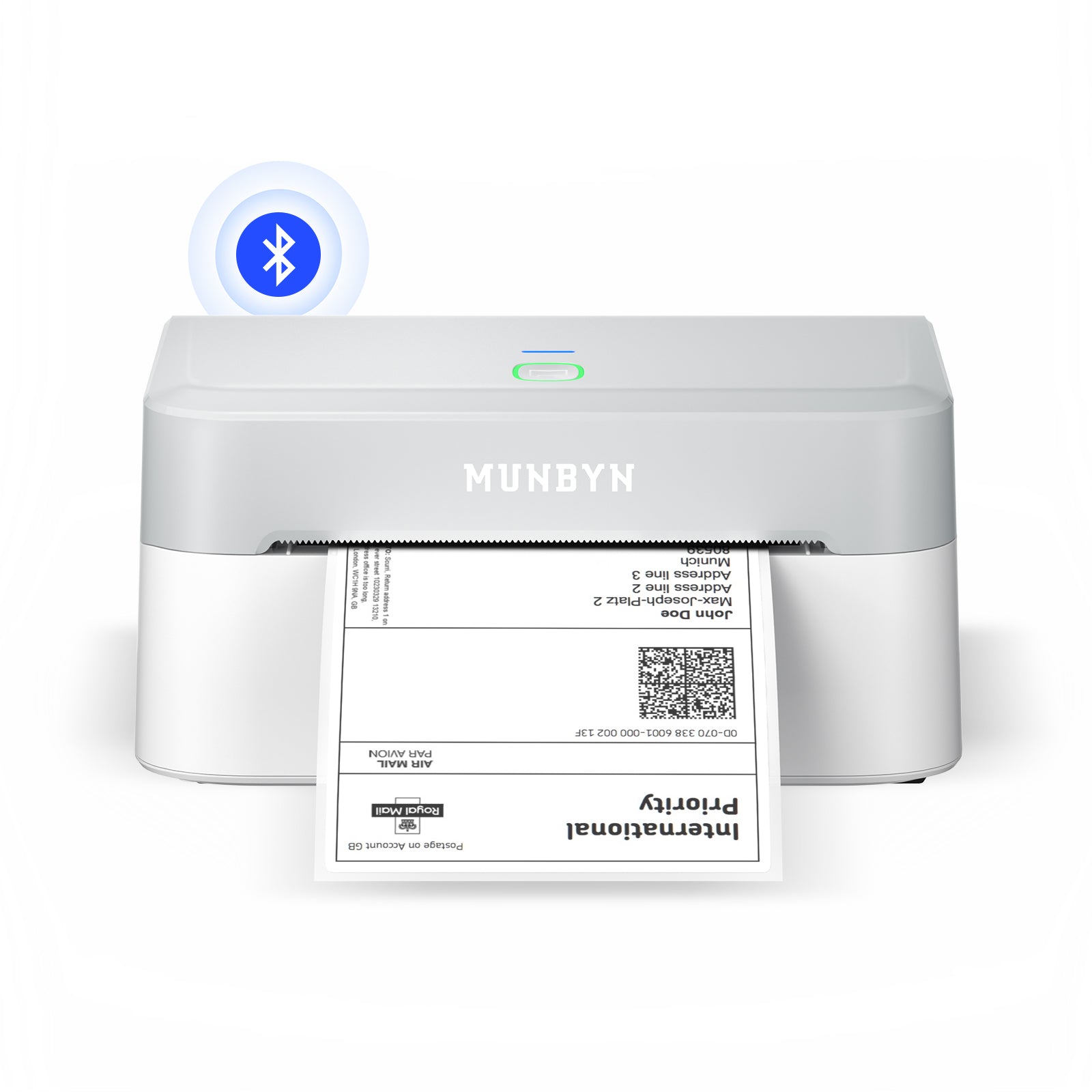 RW403B Bluetooth Thermal Label Printer Shipping Product Labelling