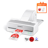 MUNBYN RW405B Dual-Color Bluetooth Thermal Label Printer with Label Holder